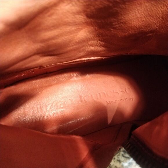 Fauzian Jeunesse Python Boots Red Snake Leather Womens size US 6 EU 36 $960 - Picture 11 of 14